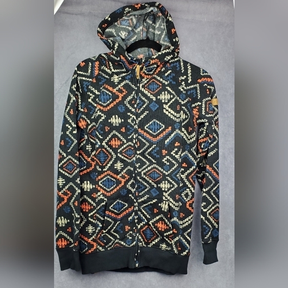 Roxy Dry Flight Technology Resin knit Fleece Full zipper Hoodie Size M - Picture 2 of 12